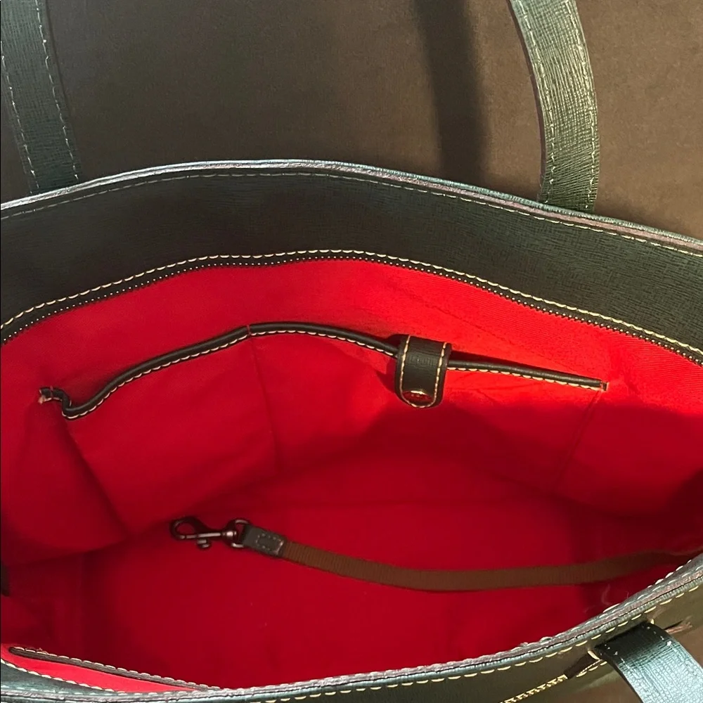 Dooney & Bourke Forest Green Tote - Picture 3 of 5